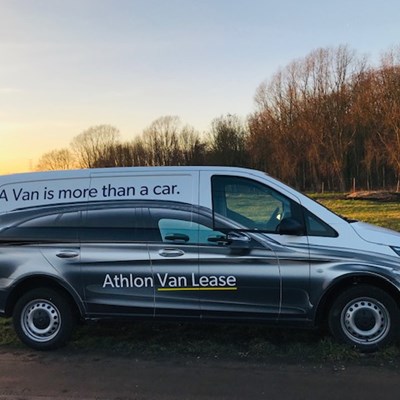 Athlon van with car print