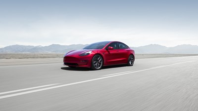 Tesla Model 3 populaire elektrische auto van 2023