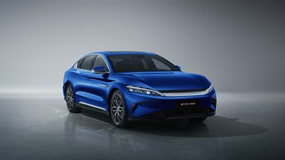 Nieuwe elektrische auto 2023: BYD Han
