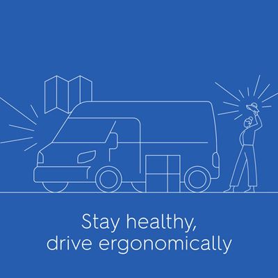 Stay healthy, drive ergonomically